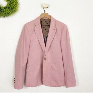 Ted Baker Regular-Fit Cotton Linen-Blend Blazer M